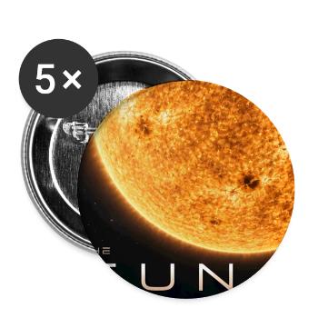 The-Sun-30cm - Buttons groß 56 mm (5er Pack) - Weiß - Vorne