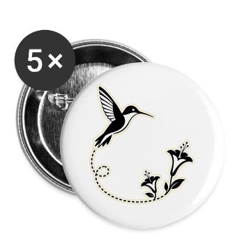 TINY WING PATROL - Buttons groß 56 mm (5er Pack) - Weiß - Vorne