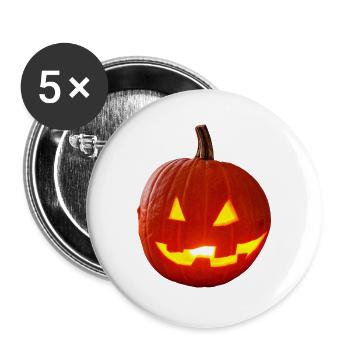 Dynia_SpokoLoko - Buttons groß 56 mm (5er Pack) - Weiß - Vorne