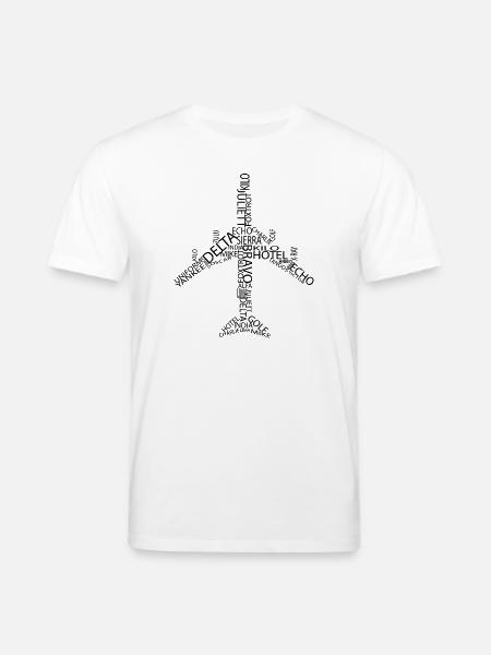 Avion B747 - T-shirt bio CREATOR Stanley/Stella Unisexe - blanc