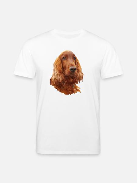 Irish Setter Red - Stanley/Stella Unisex Bio-T-Shirt CREATOR  - Weiß