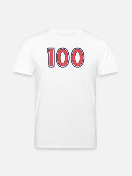 100. 100 YEARS. 100th ANNIVERSARY - Stanley/Stella CREATOR Unisex Organic T-Shirt - white