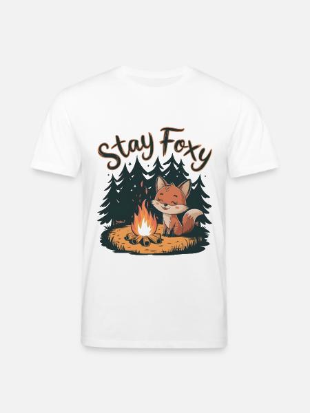 Bleib fuchsig - Stanley/Stella Unisex Bio-T-Shirt CREATOR  - Weiß