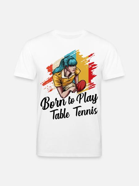 Ping-pong - T-shirt bio CREATOR Stanley/Stella Unisexe - blanc