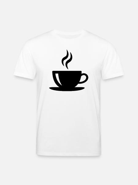 Kaffeetasse - Stanley/Stella Unisex Bio-T-Shirt CREATOR  - Weiß