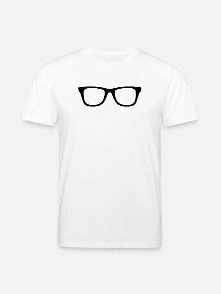 Lunettes - T-shirt bio CREATOR Stanley/Stella Unisexe - blanc