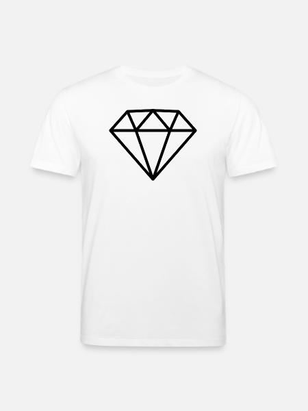 Diamant - Stanley/Stella Unisex Bio-T-Shirt CREATOR  - Weiß