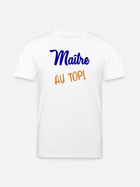 MAITRE - T-shirt bio CREATOR Stanley/Stella Unisexe - blanc