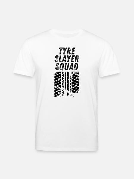 Tyre Slayer Squad - Stanley/Stella CREATOR Unisex Organic T-Shirt - white