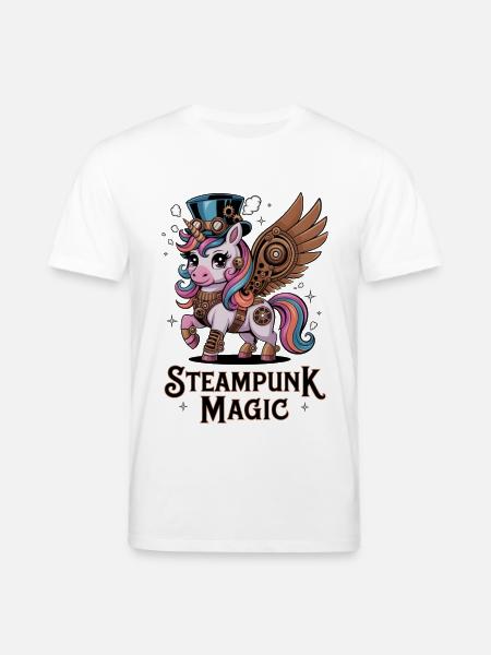 Steampunk-Magie - Stanley/Stella Unisex Bio-T-Shirt CREATOR  - Weiß