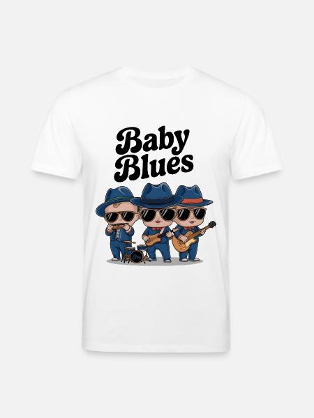 Baby Blues - T-shirt bio CREATOR Stanley/Stella Unisexe - blanc