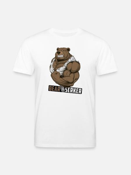 Bearserker - Stanley/Stella CREATOR Unisex Organic T-Shirt - white