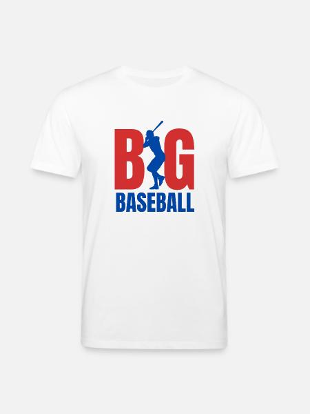Baseball BIG - Stanley/Stella CREATOR Unisex Organic T-Shirt - white