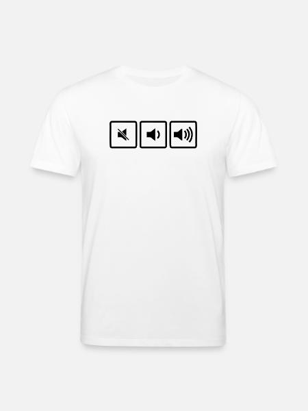 Lautstärke - Stanley/Stella Unisex Bio-T-Shirt CREATOR  - Weiß