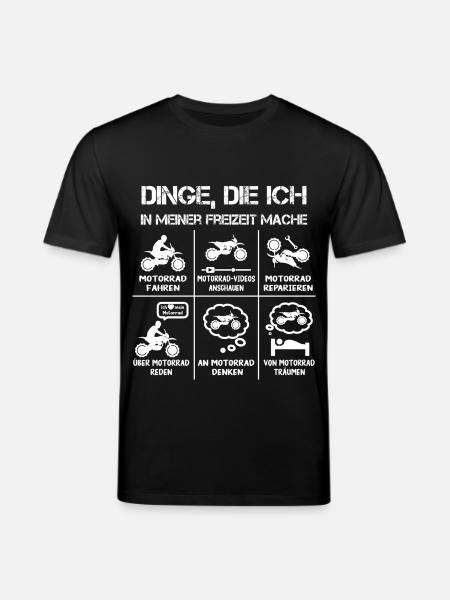 Freizeit - Motorradfahrer - Biker - Stanley/Stella Unisex Bio-T-Shirt CREATOR - Schwarz