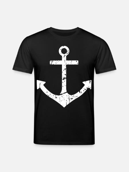 anchor - Stanley/Stella CREATOR Unisex Organic T-Shirt - black