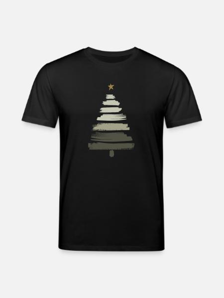 Christmas Tree - Stanley/Stella CREATOR Unisex Organic T-Shirt - black