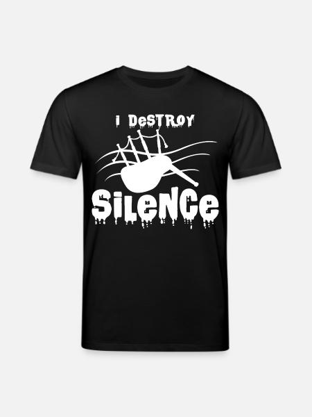 Dudelsack - Stanley/Stella Unisex Bio-T-Shirt CREATOR - Schwarz
