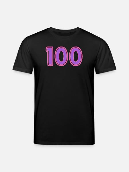 100. 100 YEARS. 100th ANNIVERSARY - Stanley/Stella CREATOR Unisex Organic T-Shirt - black