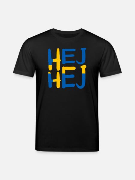 HEJ HEJ SWEDEN - Stanley/Stella CREATOR Unisex Organic T-Shirt - black