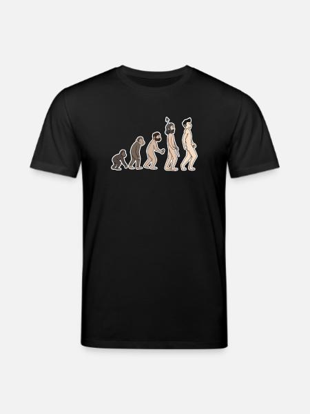 évolution - T-shirt bio CREATOR Stanley/Stella Unisexe - noir