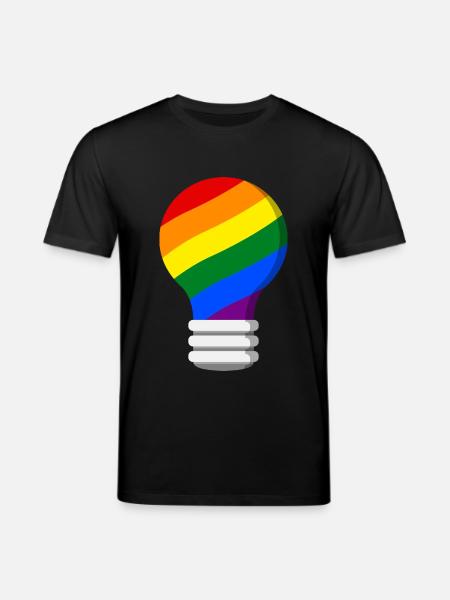 Gay Pride - Stanley/Stella CREATOR Unisex Organic T-Shirt - black