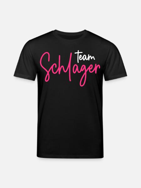 Team Schlager - Stanley/Stella Unisex Bio-T-Shirt CREATOR  - Schwarz