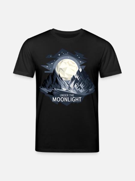 Under The Moonlight - Stanley/Stella CREATOR Unisex Organic T-Shirt - black