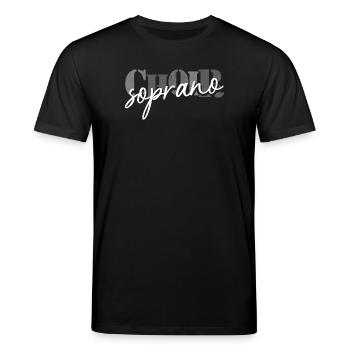 Choir Soprano singer - Stanley/Stella Unisex Bio-T-Shirt CREATOR  - Schwarz - Vorne - Alina (178cm) & Michal (187cm)