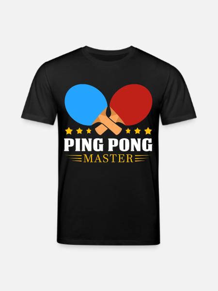 Ping-pong - T-shirt bio CREATOR Stanley/Stella Unisexe - noir