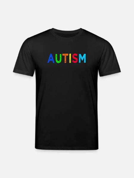 Arc-en-Ciel Autisme: Message d’Espoir - T-shirt bio CREATOR Stanley/Stella Unisexe - noir