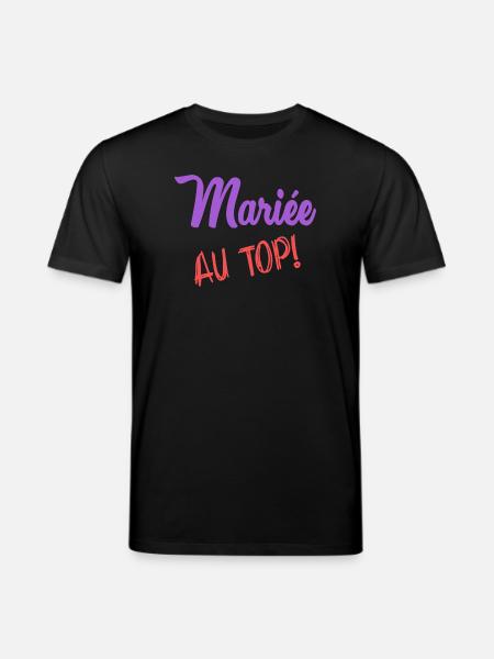 MARIEE - T-shirt bio CREATOR Stanley/Stella Unisexe - noir
