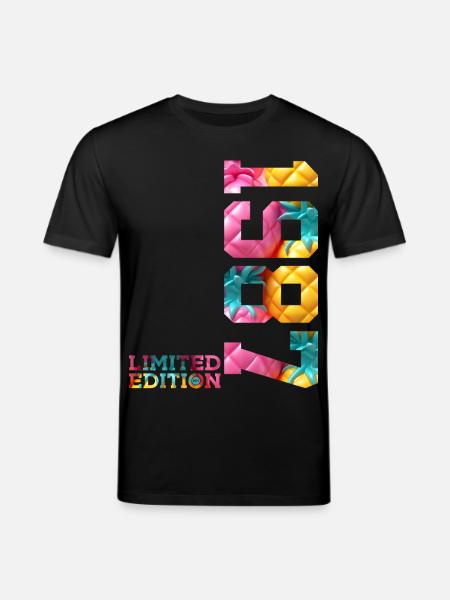 39TH BIRTHDAY LIMITED EDITION 1987 - Stanley/Stella CREATOR Unisex Organic T-Shirt - black