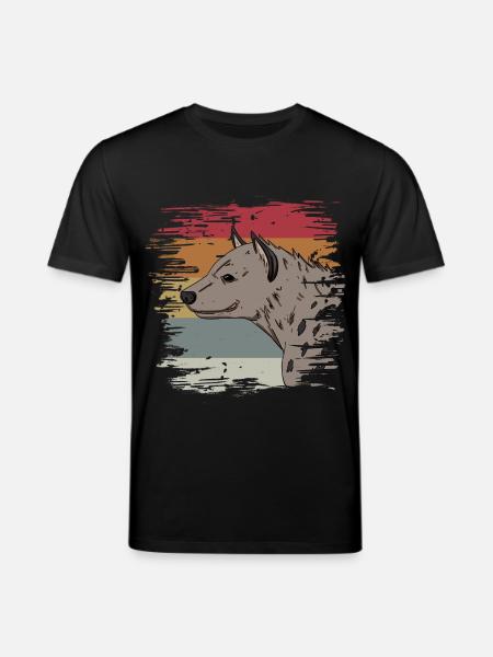 Hyäne - Stanley/Stella Unisex Bio-T-Shirt CREATOR  - Schwarz