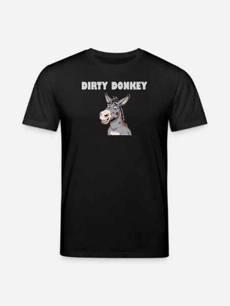 DIRTY DONKEY - Stanley/Stella CREATOR Unisex Organic T-Shirt - black