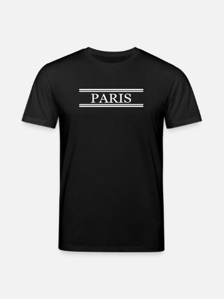 Paris France Chic - T-shirt bio CREATOR Stanley/Stella Unisexe - noir