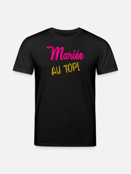 I CAN'T I'M MARRIED - Stanley/Stella CREATOR Unisex Organic T-Shirt - black
