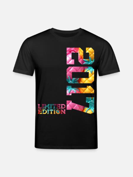 9TH BIRTHDAY LIMITED EDITION 2017 - Stanley/Stella CREATOR Unisex Organic T-Shirt - black