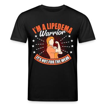 Lipidema Fighter - Stanley/Stella Unisex Bio-T-Shirt CREATOR  - Schwarz - Vorne - Alina (178cm) & Michal (187cm)