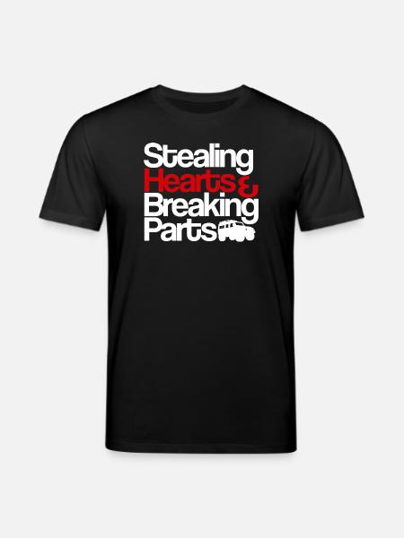 Herzen stehlen, Teile zerbrechen - Stanley/Stella Unisex Bio-T-Shirt CREATOR - Schwarz