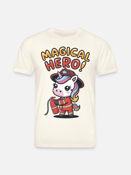 Magical Hero! - Stanley/Stella CREATOR Unisex Organic T-Shirt - natural white