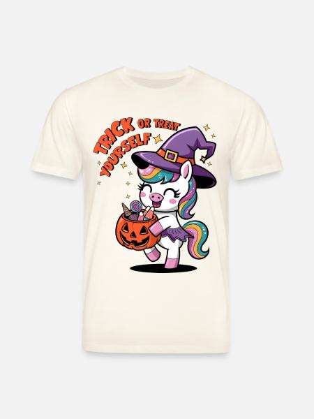 Trick Or Treat Yourself - Stanley/Stella CREATOR Unisex Organic T-Shirt - natural white