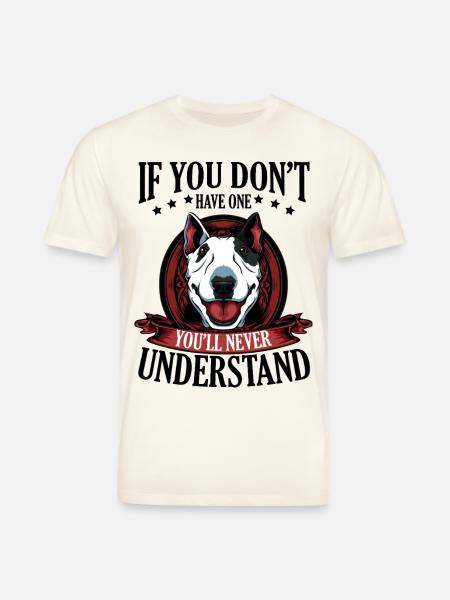 Bull Terrier - T-shirt bio CREATOR Stanley/Stella Unisexe - blanc nature