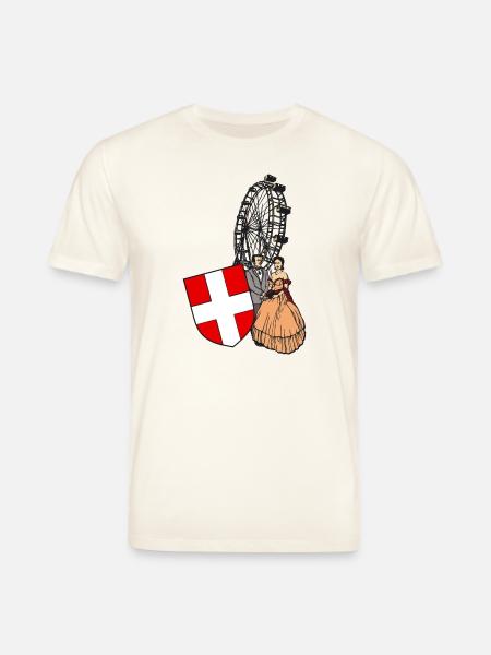 Vienna Panorama - Stanley/Stella CREATOR Unisex Organic T-Shirt - natural white
