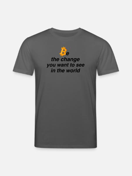 Be the change - Stanley/Stella Unisex Bio-T-Shirt CREATOR  - Anthrazit