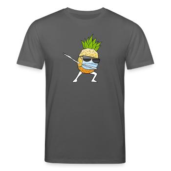 Pineapple - Stanley/Stella Unisex Bio-T-Shirt CREATOR  - Anthrazit - Vorne - Alina (178cm) & Michal (187cm)