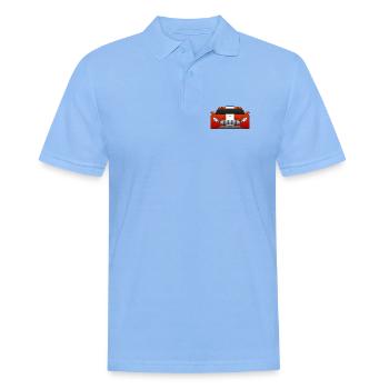 Car Auto - Männer Poloshirt - Himmelblau - Vorne - Jaron (178cm)