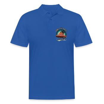 Vintage Drive the classics Oldtimer Classic Car - Männer Poloshirt - Royalblau - Vorne - Kai (181cm)