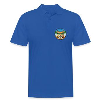 Eurasischer Luchs Katzenrasse Cartoon Sonnenbrille Strand - Männer Poloshirt - Royalblau - Vorne - Kai (181cm)
