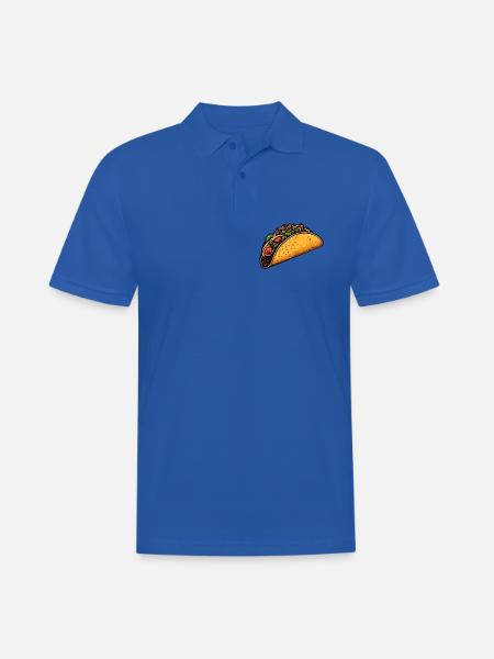 Tacos - Polo Homme - bleu royal